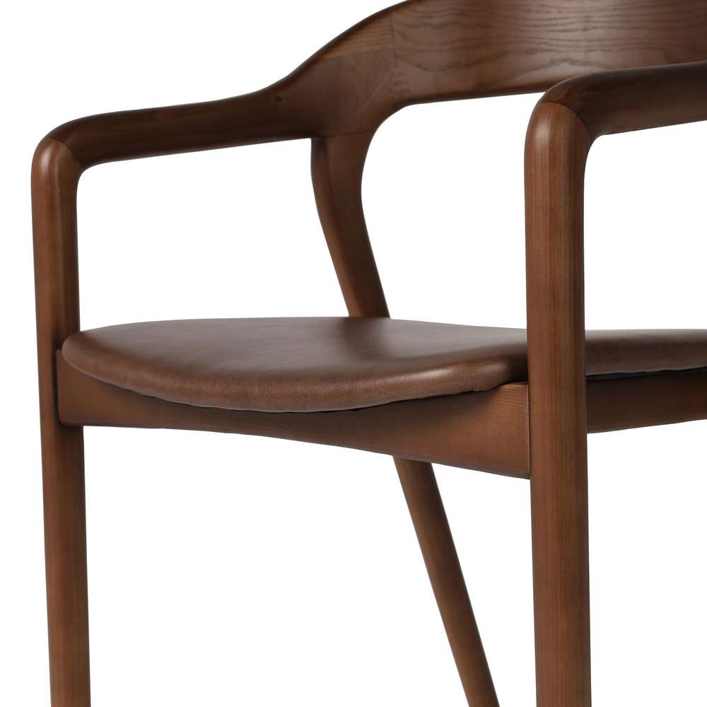 Four Hands - Amare Dining Armchair - Sonoma Coco - 236452-003 veiw 11