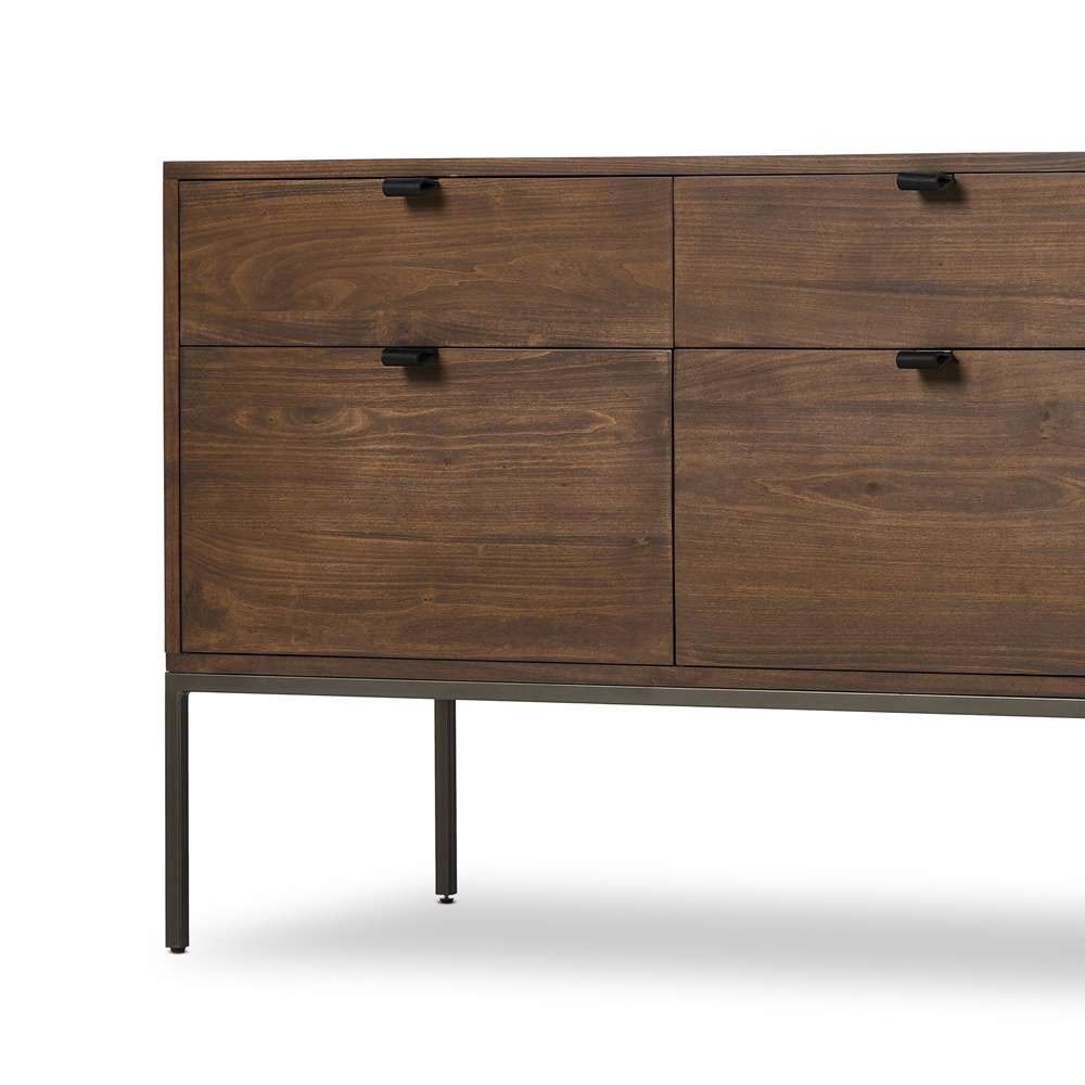 Four Hands - Fulton - Trey Modular Wide Filing Cabinet - Auburn - 236182-002 veiw 3