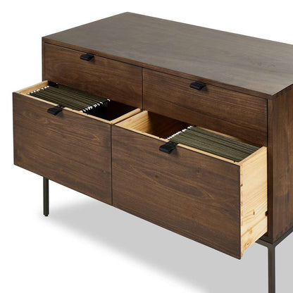 Four Hands - Fulton - Trey Modular Wide Filing Cabinet - Auburn - 236182-002 veiw 6