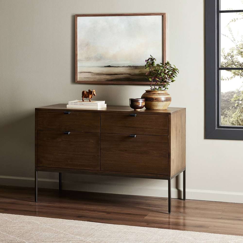 Four Hands - Fulton - Trey Modular Wide Filing Cabinet - Auburn - 236182-002 veiw 13