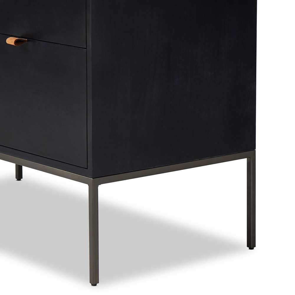Four Hands - Fulton - Trey Modular Wide Filing Cabinet - Black Wsh - 236182-001 veiw 11