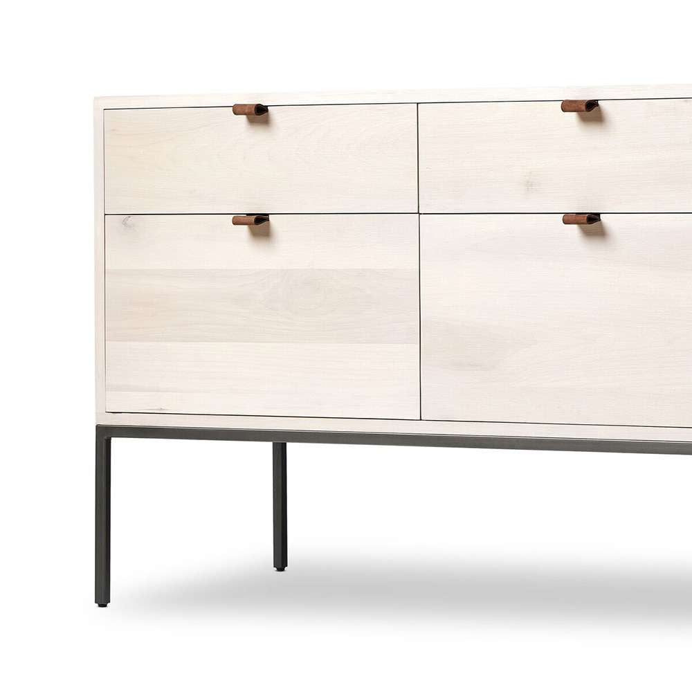 Four Hands - Fulton - Trey Modular Wide Filing Cabinet - Dove - 236182-003 veiw 7