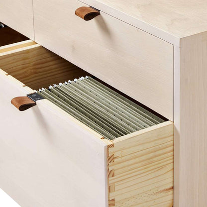 Four Hands - Fulton - Trey Modular Wide Filing Cabinet - Dove - 236182-003 veiw 10