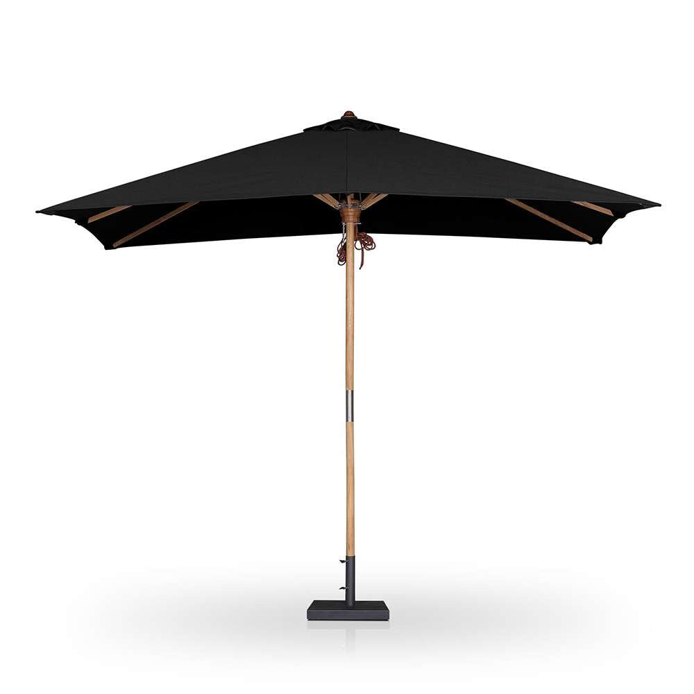 Four Hands - Garwood - Baska Outdoor Rectangular Umbrella - Arashi Black - 242880-003 veiw 2