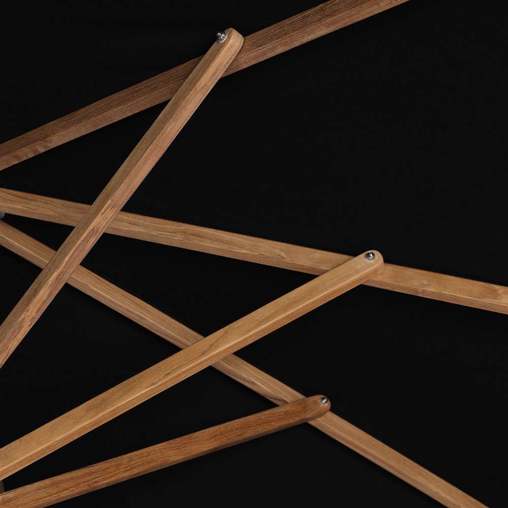 Four Hands - Garwood - Baska Outdoor Rectangular Umbrella - Arashi Black - 242880-003 veiw 7