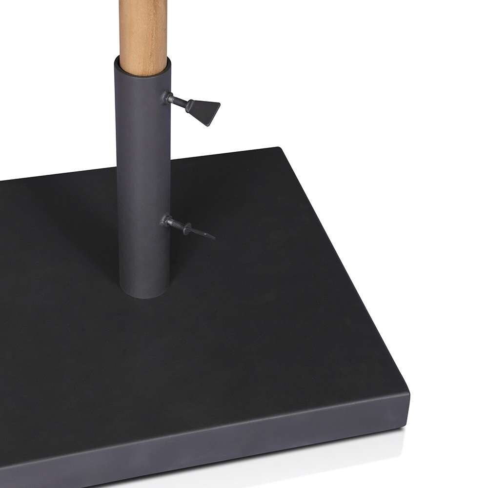 Four Hands - Garwood - Baska Outdoor Rectangular Umbrella - Arashi Black - 242880-003 veiw 10