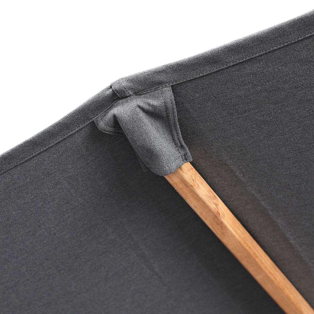 Four Hands - Garwood - Baska Outdoor Rectangular Umbrella - Arashi Graphite - 242880-002 veiw 5
