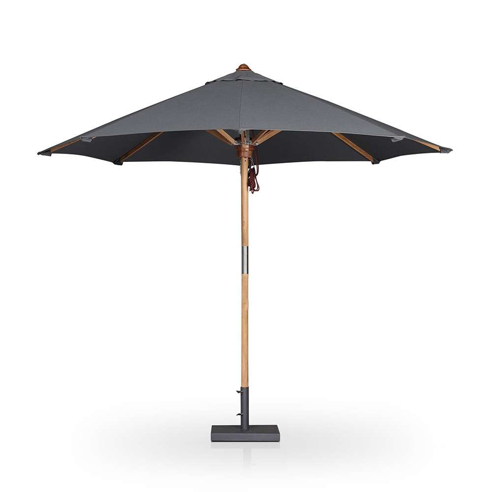 Four Hands - Garwood - Baska Outdoor Round Umbrella - Arashi Graphite - 242876-002 veiw 13