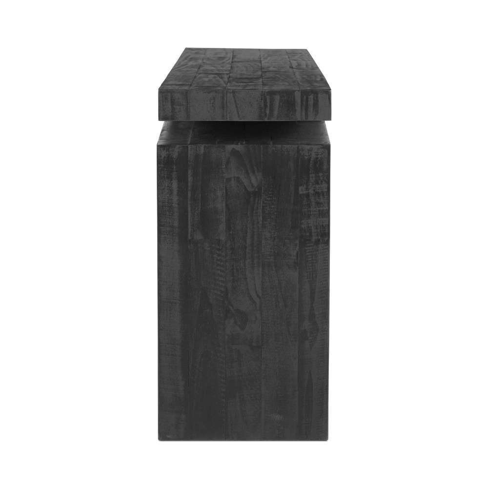 Four Hands - Matthes Large Console Table - Aged Black Pine - 243556-003 veiw 4