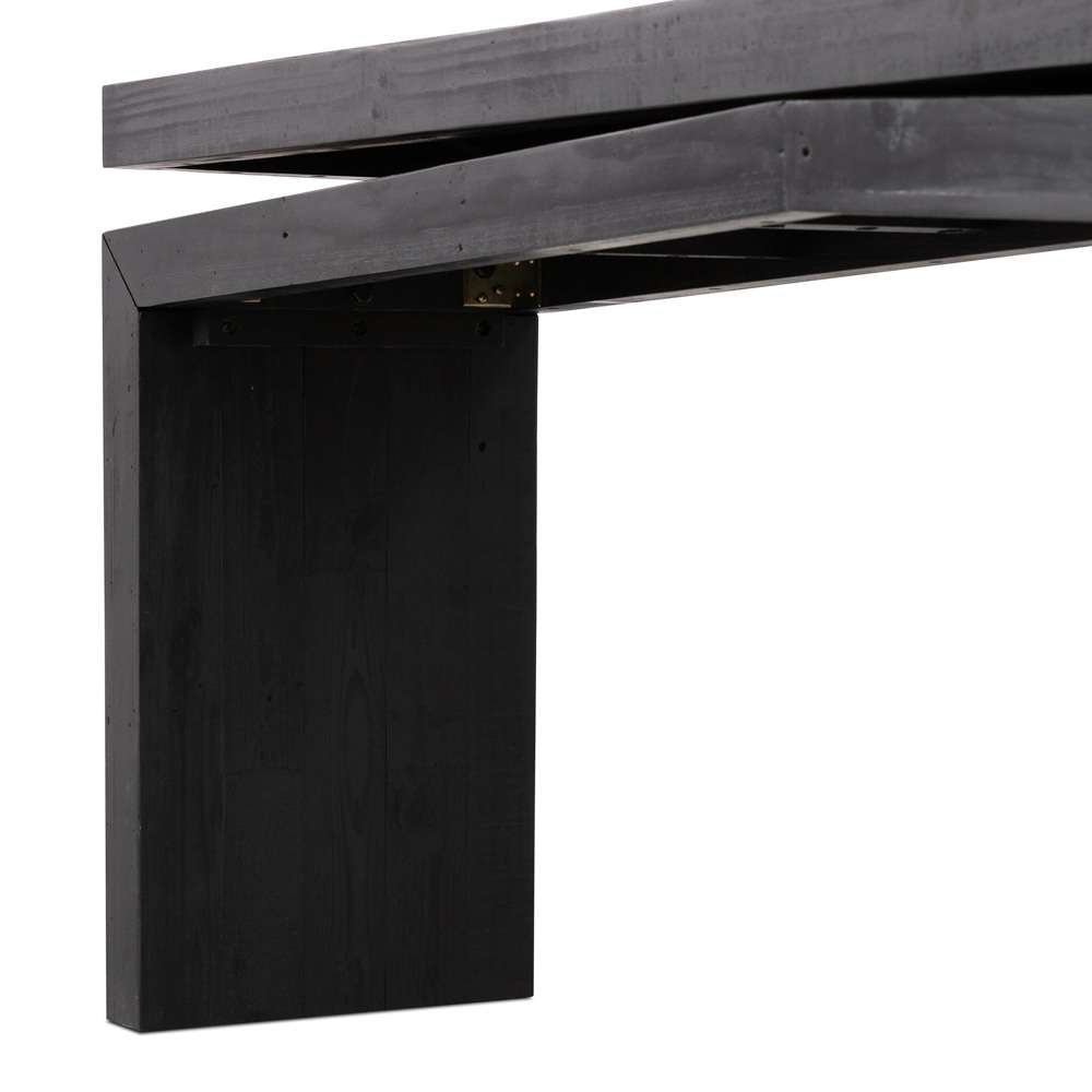 Four Hands - Matthes Large Console Table - Aged Black Pine - 243556-003 veiw 8