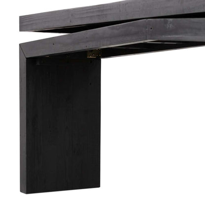 Four Hands - Matthes Large Console Table - Aged Black Pine - 243556-003 veiw 8