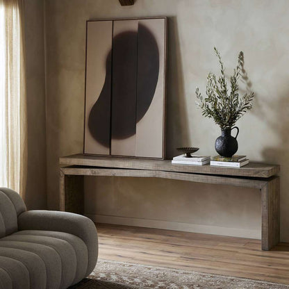 Four Hands - Matthes Large Console Table - Weathered Wheat - 243556-002 veiw 3
