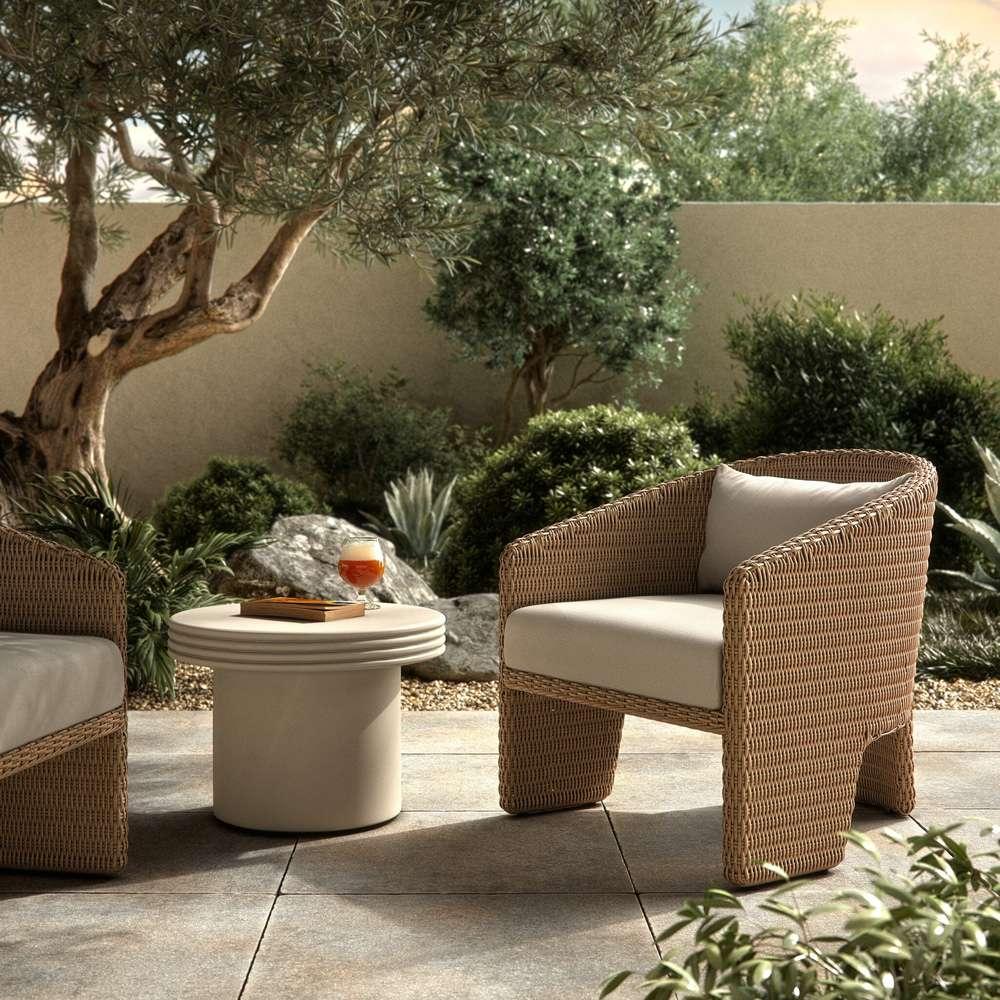 Four Hands - Providence - Fae Outdoor Chair - Vintage Natural - 231819-006 veiw 13