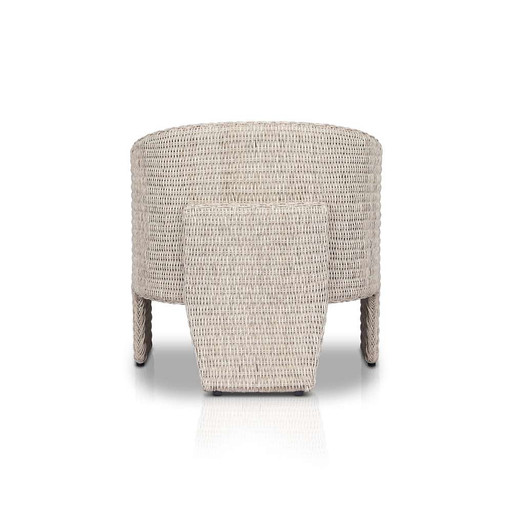 Four Hands - Providence - Fae Outdoor Chair - Vintage White - 231819-004 veiw 2