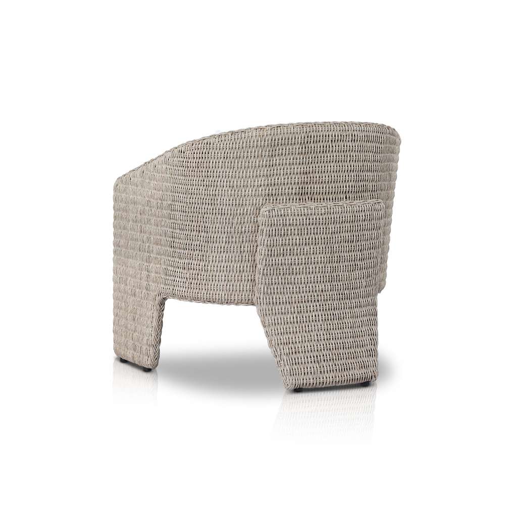 Four Hands - Providence - Fae Outdoor Chair - Vintage White - 231819-004 veiw 5