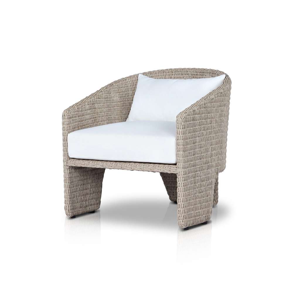Four Hands - Providence - Fae Outdoor Chair - Vintage White - 231819-004 veiw 13