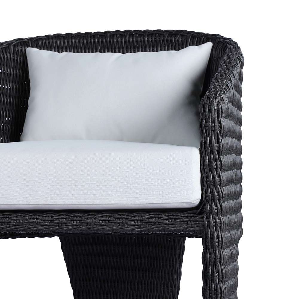 Four Hands - Providence - Fae Outdoor Dining Chair - Vintage Coal - 239139-003 veiw 9