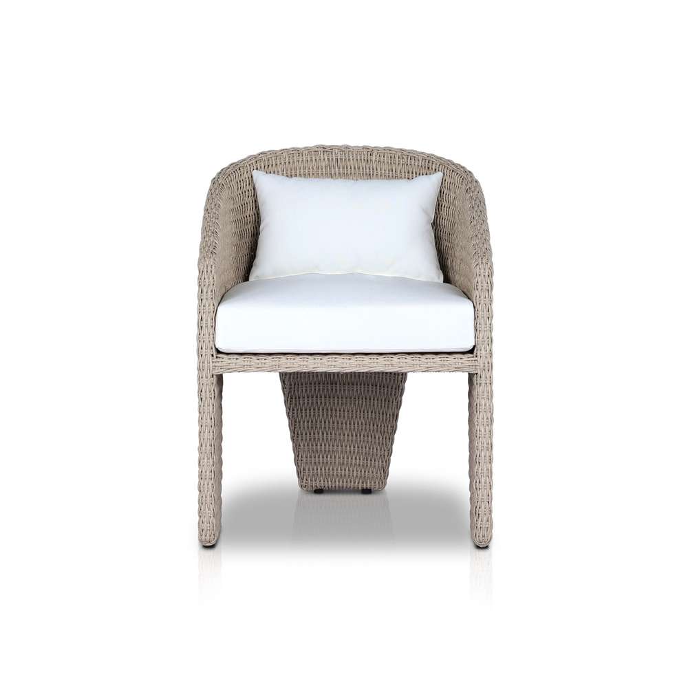 Four Hands - Providence - Fae Outdoor Dining Chair - White - 239139-001 veiw 1