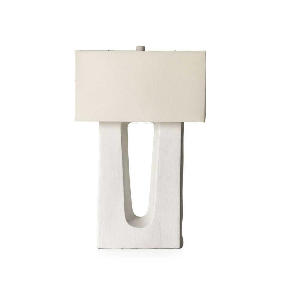 Four Hands - Ryker - Cuit Table Lamp - Matte White Ceramic - 228939-003 veiw 1