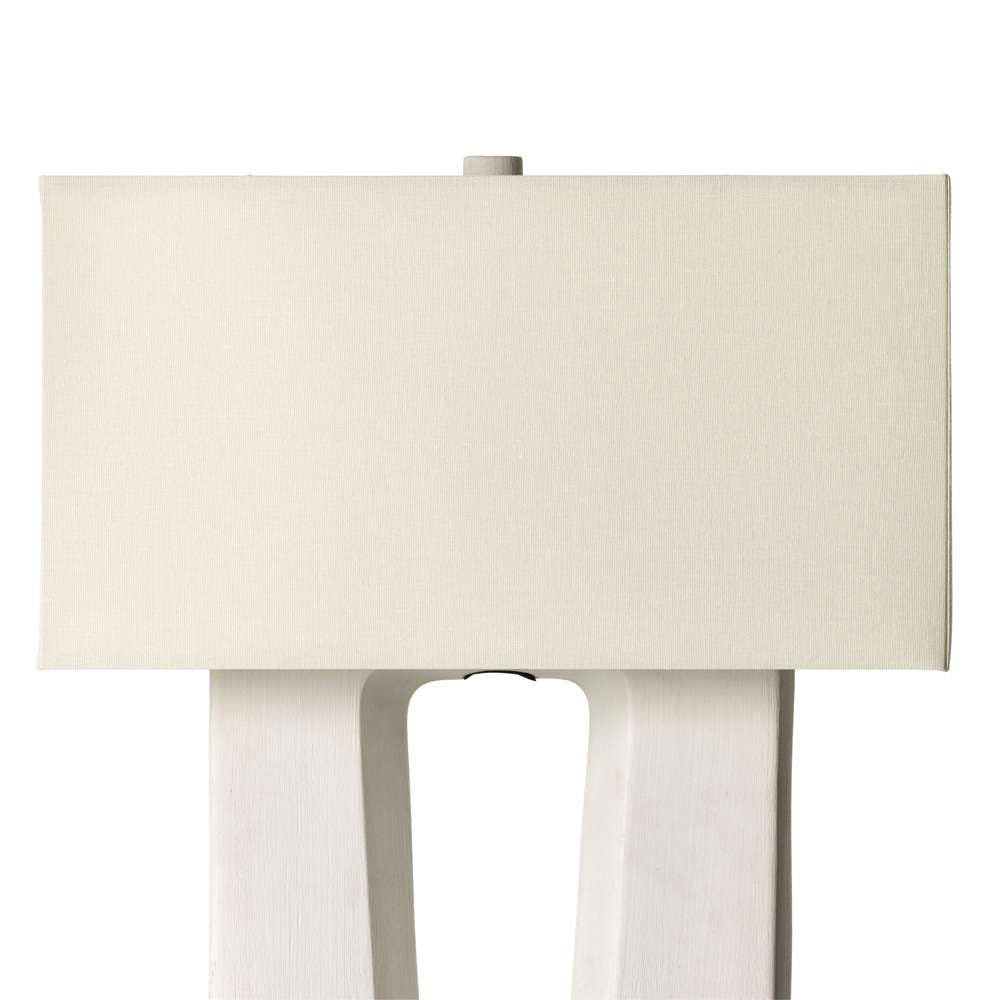 Four Hands - Ryker - Cuit Table Lamp - Matte White Ceramic - 228939-003 veiw 2