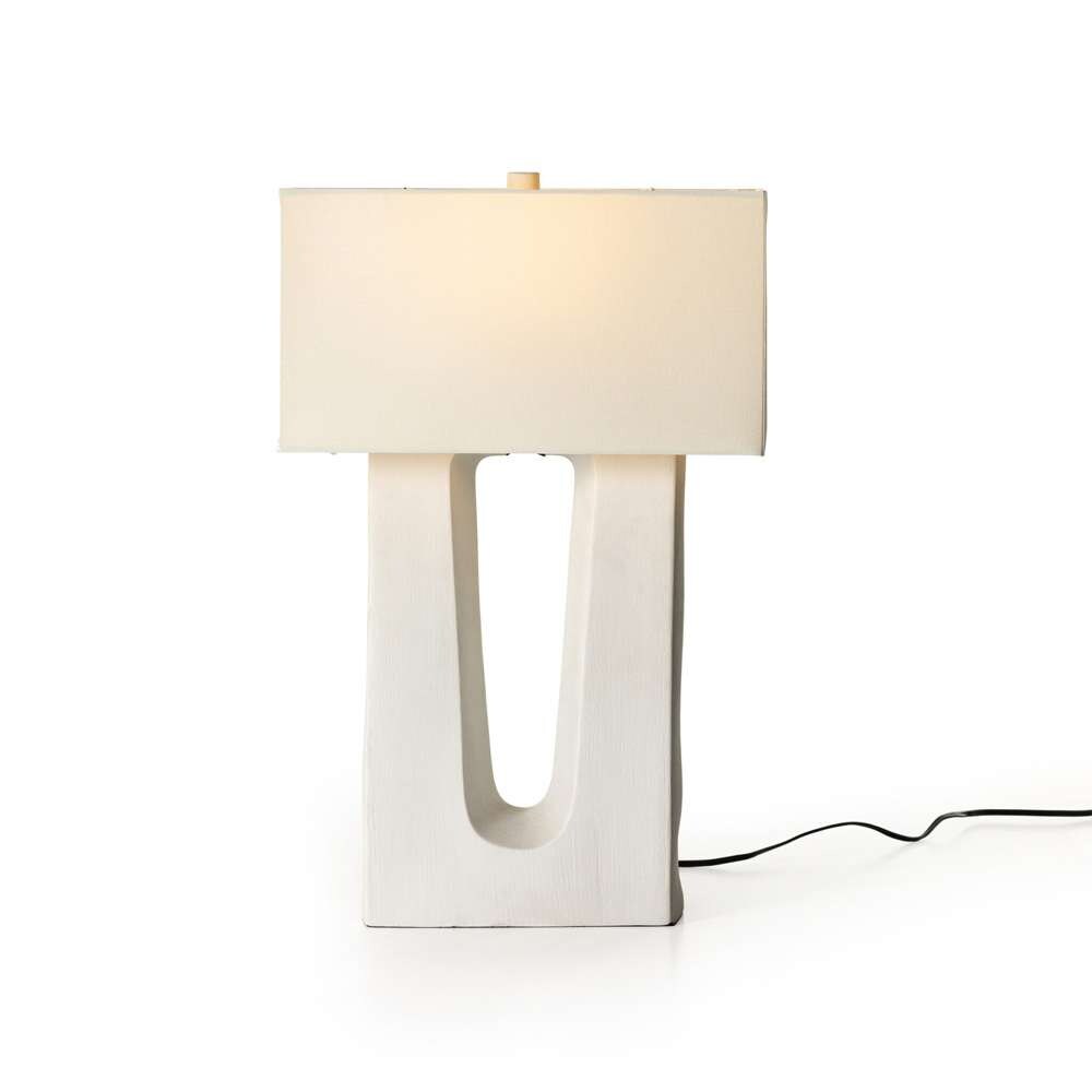 Four Hands - Ryker - Cuit Table Lamp - Matte White Ceramic - 228939-003 veiw 9