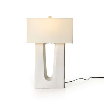 Four Hands - Ryker - Cuit Table Lamp - Matte White Ceramic - 228939-003 veiw 9
