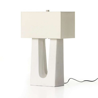 Four Hands - Ryker - Cuit Table Lamp - Matte White Ceramic - 228939-003 veiw 11