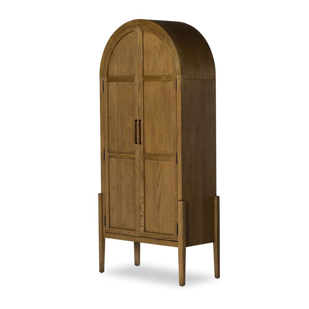 Four Hands - Tolle Panel Door Cabinet - Drifted Oak Solid - 234782-003 veiw 1