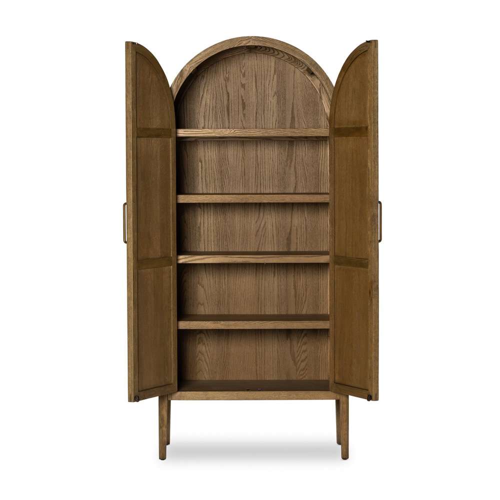 Four Hands - Tolle Panel Door Cabinet - Drifted Oak Solid - 234782-003 veiw 6