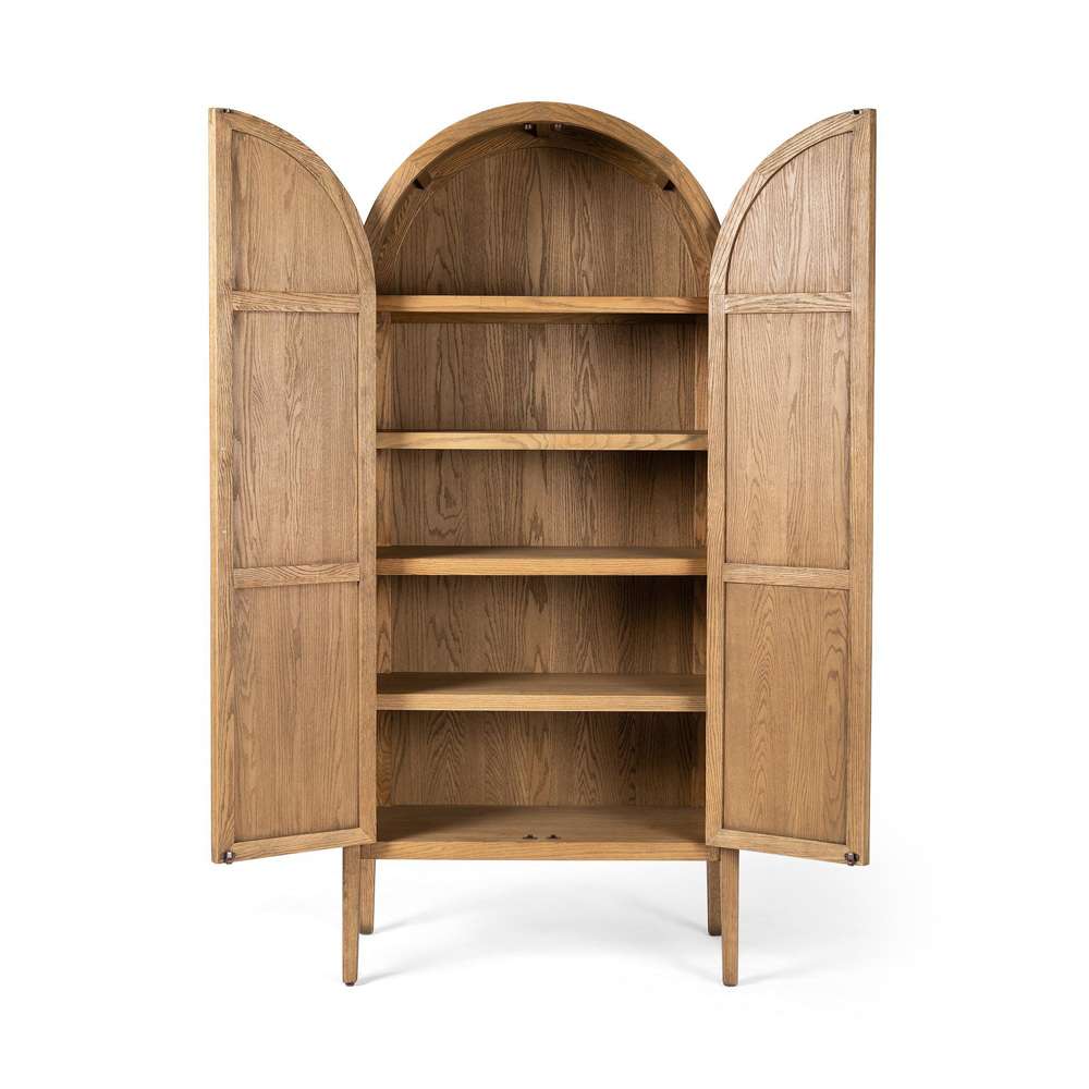 Four Hands - Tolle Panel Door Cabinet - Drifted Oak Solid - 234782-003 veiw 7