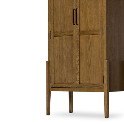 Four Hands - Tolle Panel Door Cabinet - Drifted Oak Solid - 234782-003 veiw 12