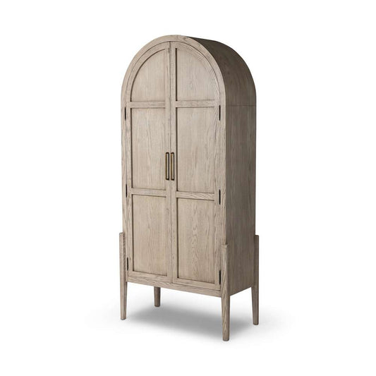 Four Hands - Tolle Panel Door Cabinet - Rustic White Solid - 234782-005 veiw 1