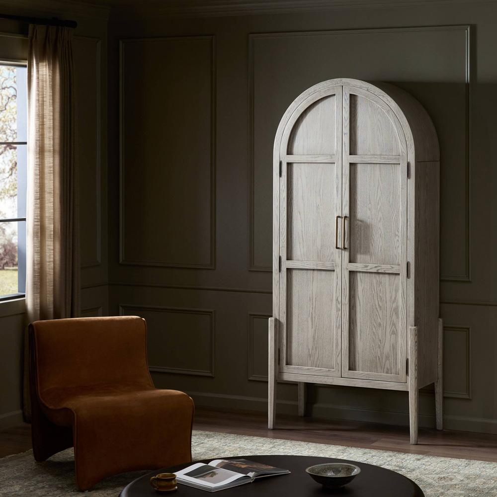 Four Hands - Tolle Panel Door Cabinet - Rustic White Solid - 234782-005 veiw 13