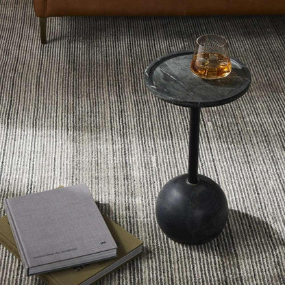 Four Hands - Viola Accent Table - Black Marble - 224056-003 veiw 3