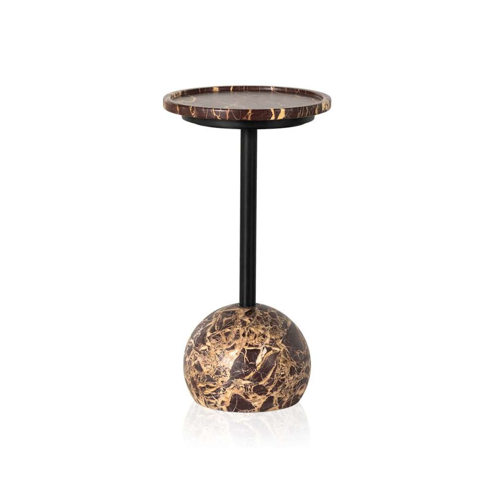 Four Hands - Viola Accent Table - Merlot Marble - 224056-004 veiw 1