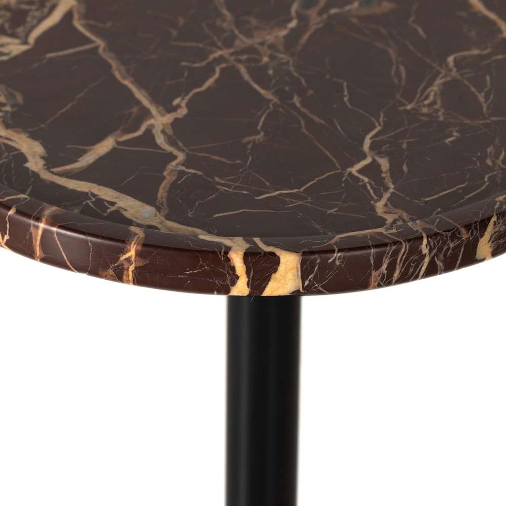 Four Hands - Viola Accent Table - Merlot Marble - 224056-004 veiw 6