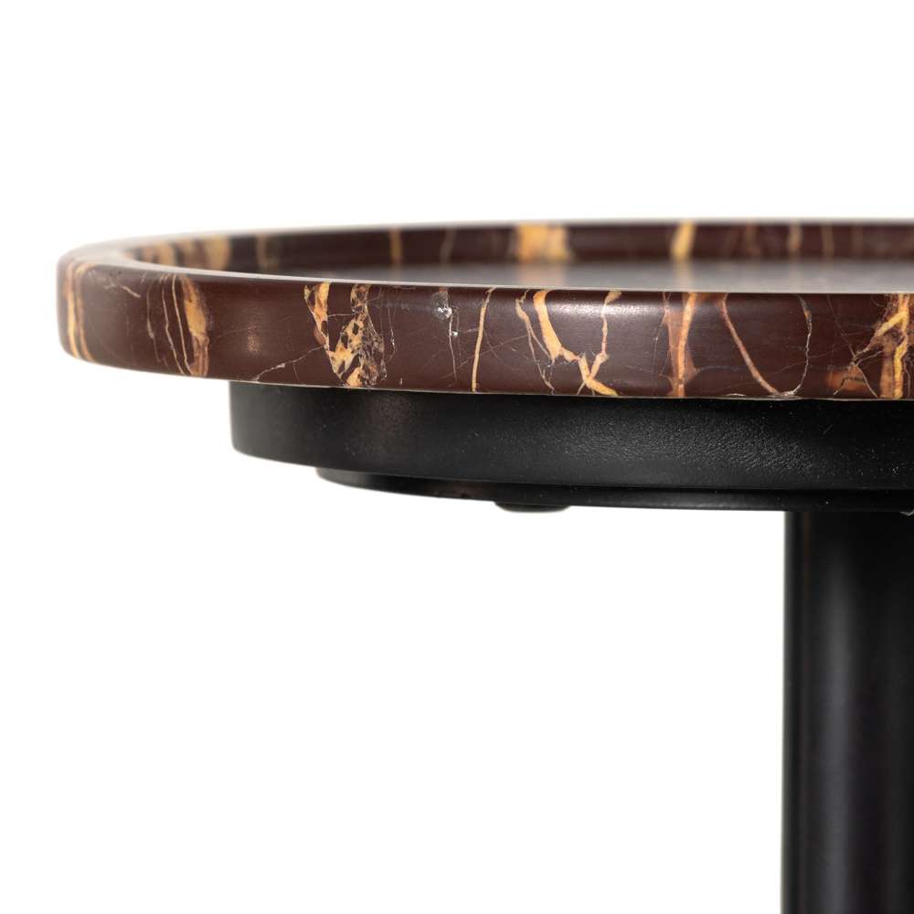 Four Hands - Viola Accent Table - Merlot Marble - 224056-004 veiw 8