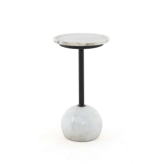 Four Hands - Viola Accent Table - Polished White Marble - 224056-005 veiw 1