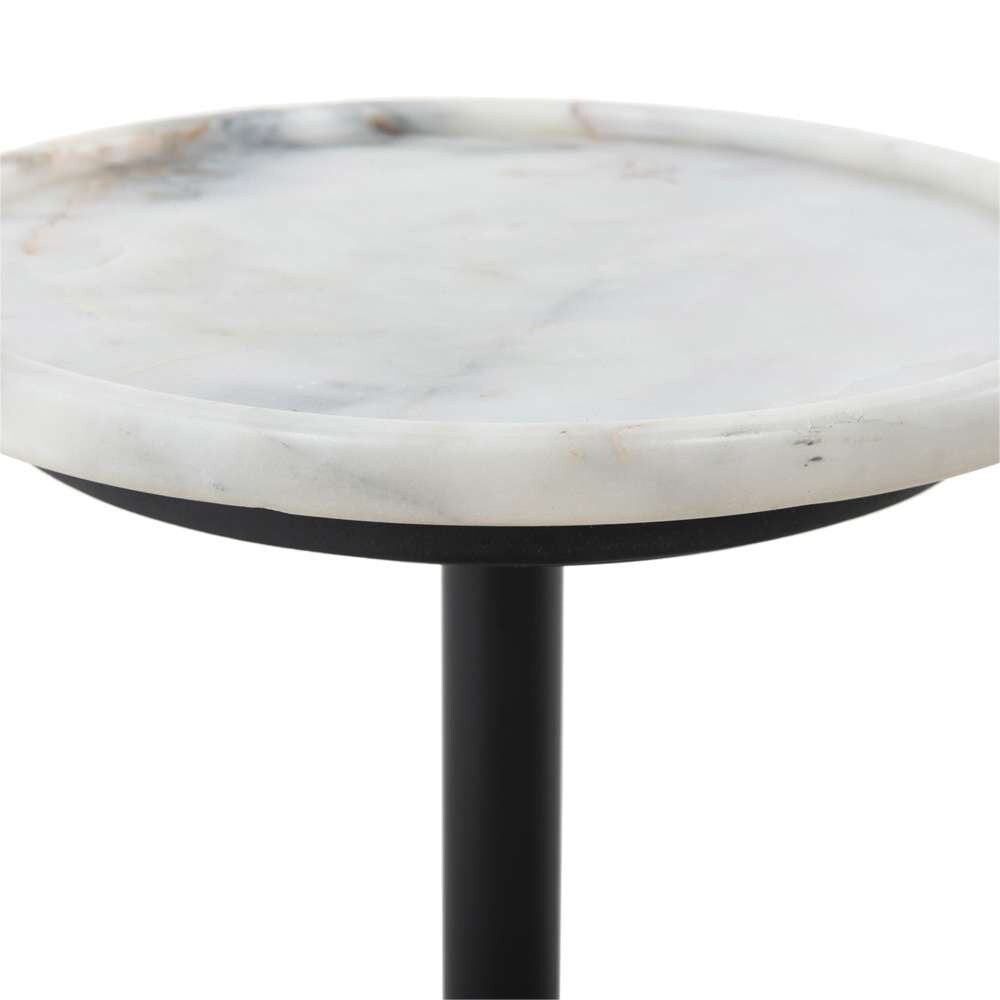 Four Hands - Viola Accent Table - Polished White Marble - 224056-005 veiw 6