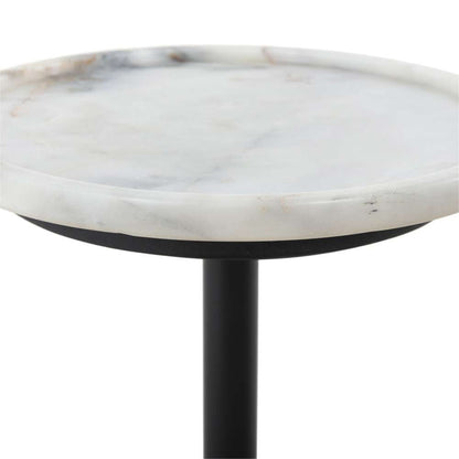 Four Hands - Viola Accent Table - Polished White Marble - 224056-005 veiw 6