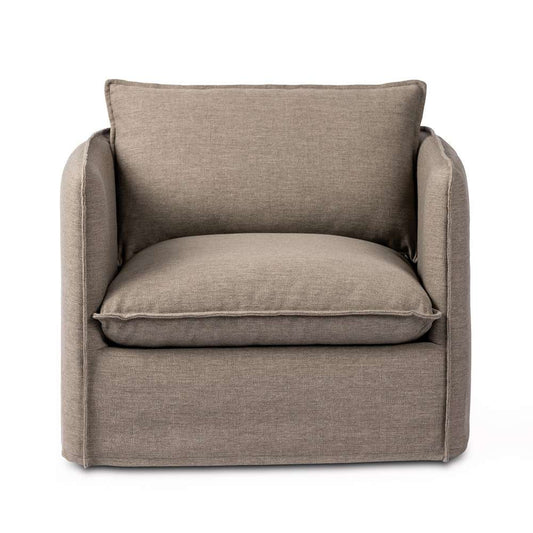 Four Hands - Westgate - Andre Outdoor Swivel Chair - Alessi Fawn - 236556-007 veiw 1