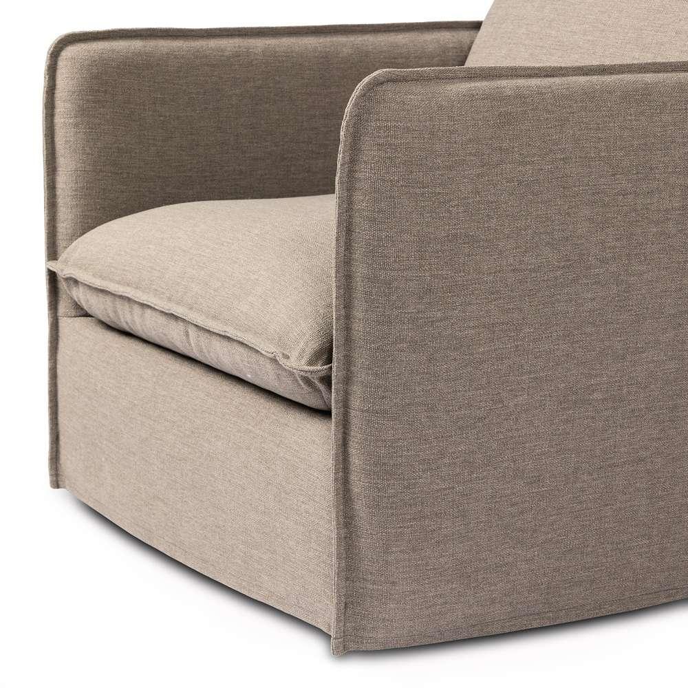 Four Hands - Westgate - Andre Outdoor Swivel Chair - Alessi Fawn - 236556-007 veiw 5