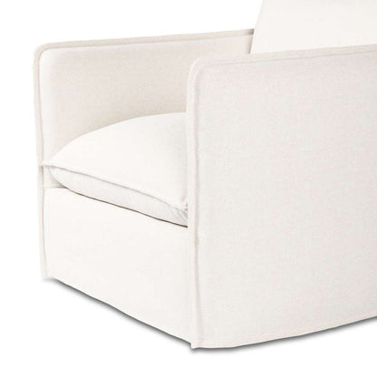 Four Hands - Westgate - Andre Outdoor Swivel Chair - Alessi Linen - 236556-008 veiw 6