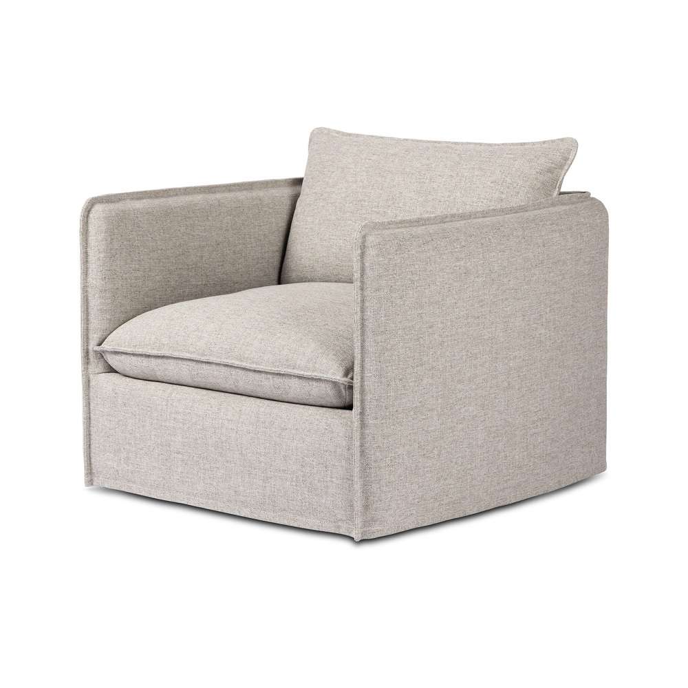 Four Hands - Westgate - Andre Outdoor Swivel Chair - Alessi Slate - 236556-009 veiw 9