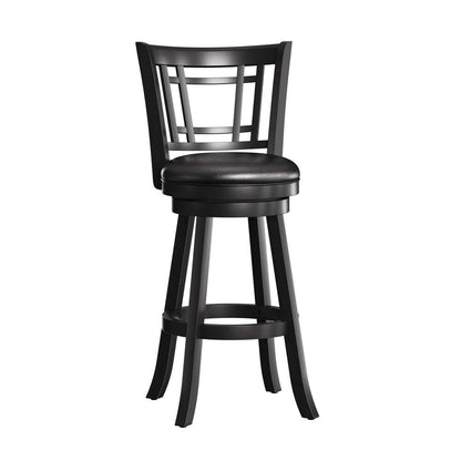 Hillsdale Furniture - Fairfox Wood Bar Height Swivel Stool, Black - 4650-831 veiw 1