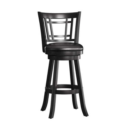 Hillsdale Furniture - Fairfox Wood Bar Height Swivel Stool, Black - 4650-831 veiw 1
