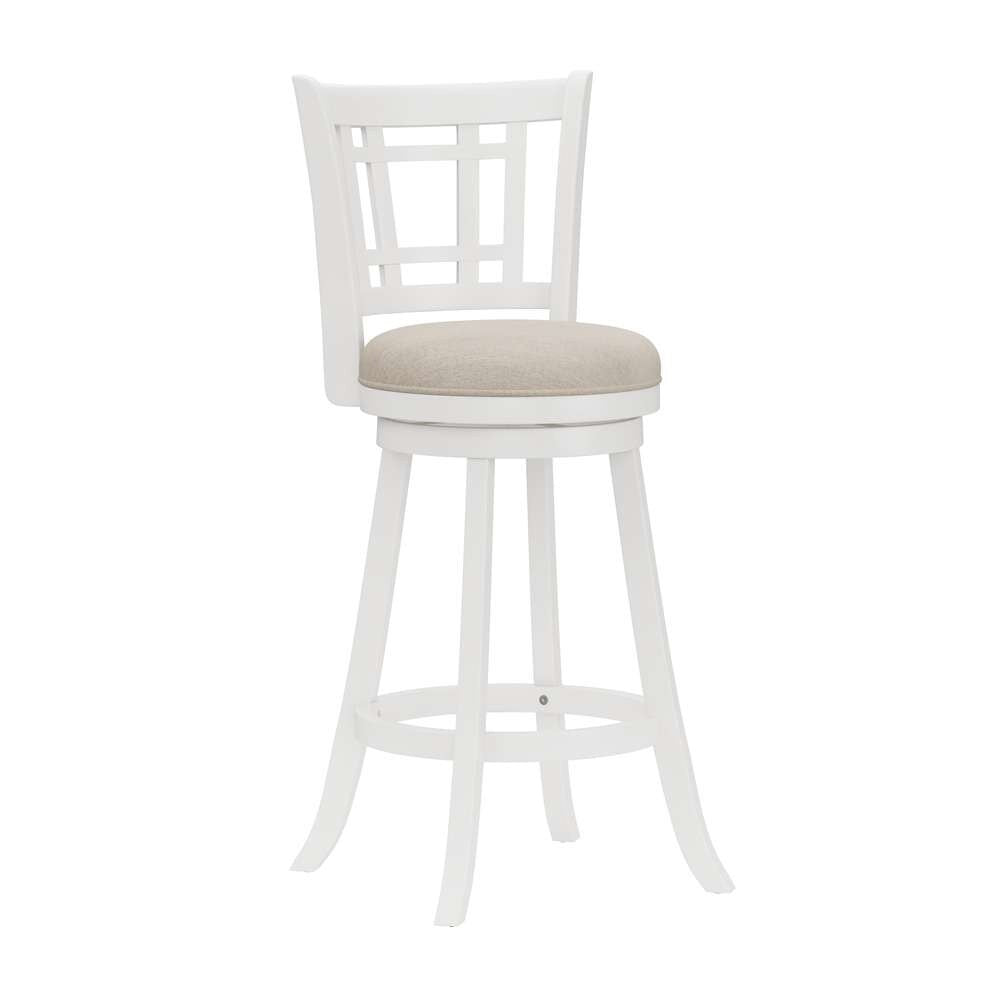 Hillsdale Furniture - Fairfox Wood Bar Height Swivel Stool, White - 4650-832 veiw 1