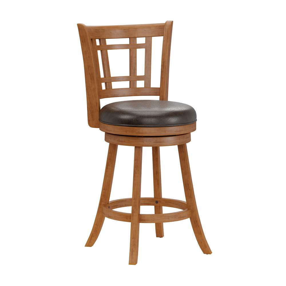 Hillsdale Furniture - Fairfox Wood Counter Height Swivel Stool, Oak - 4650-826 veiw 1