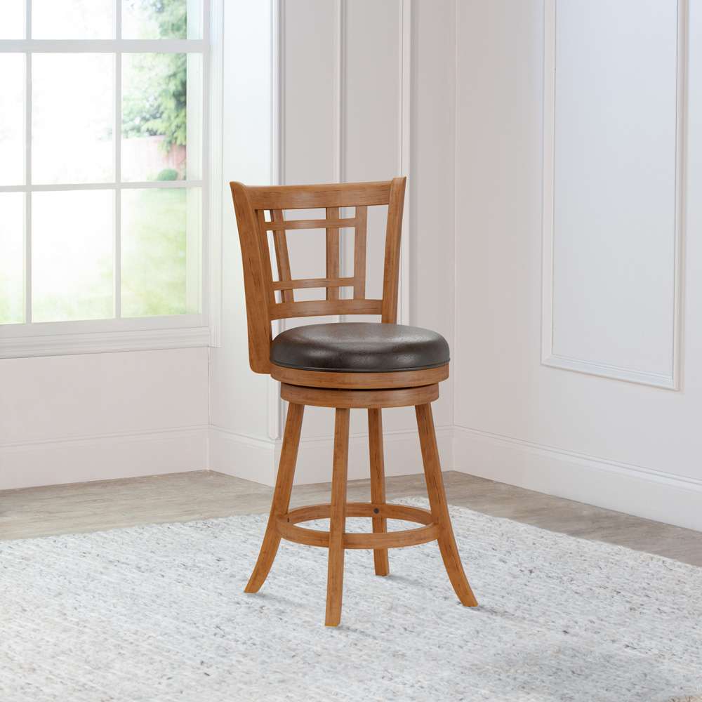 Hillsdale Furniture - Fairfox Wood Counter Height Swivel Stool, Oak - 4650-826 veiw 3