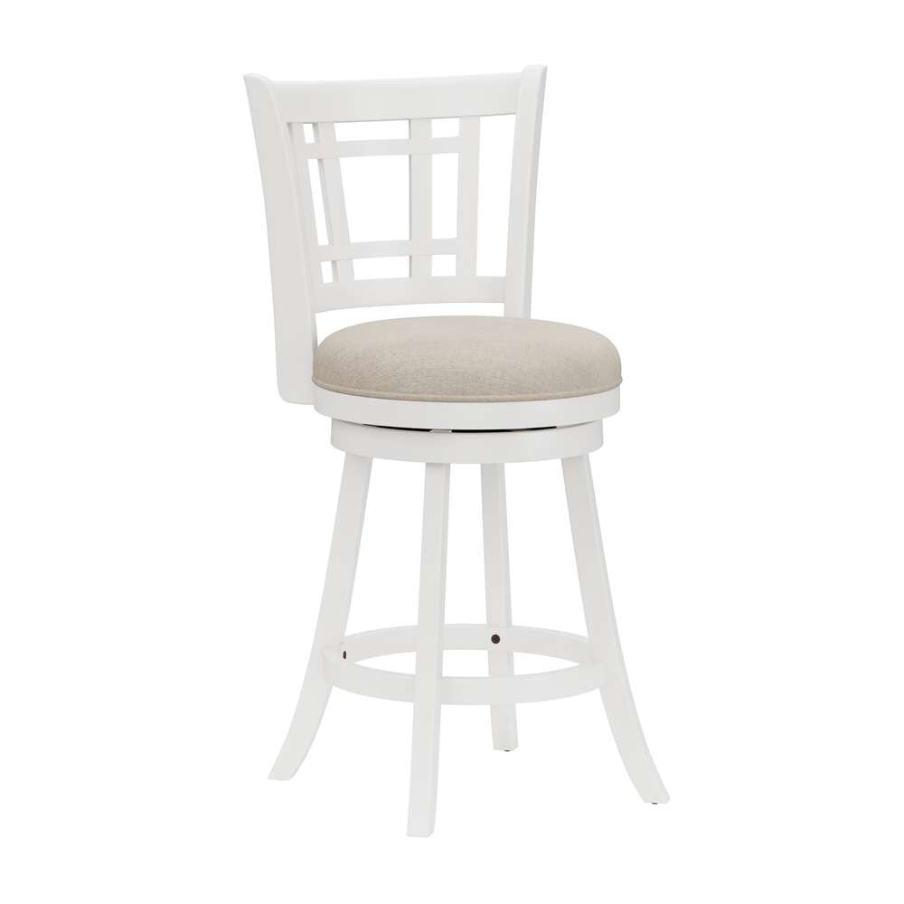 Hillsdale Furniture - Fairfox Wood Counter Height Swivel Stool, White - 4650-828 veiw 1